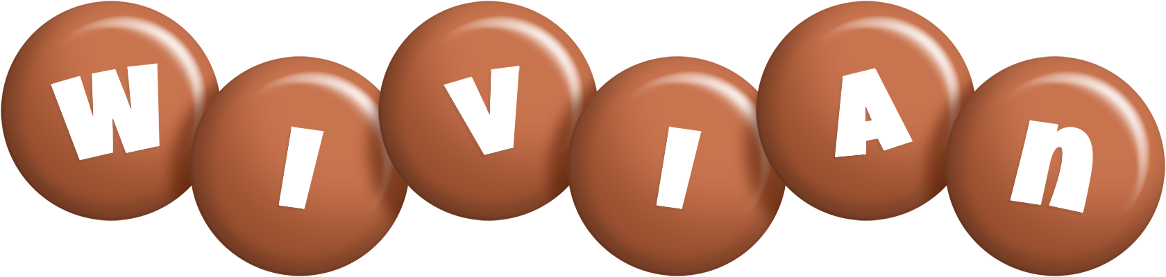Wivian candy-brown logo