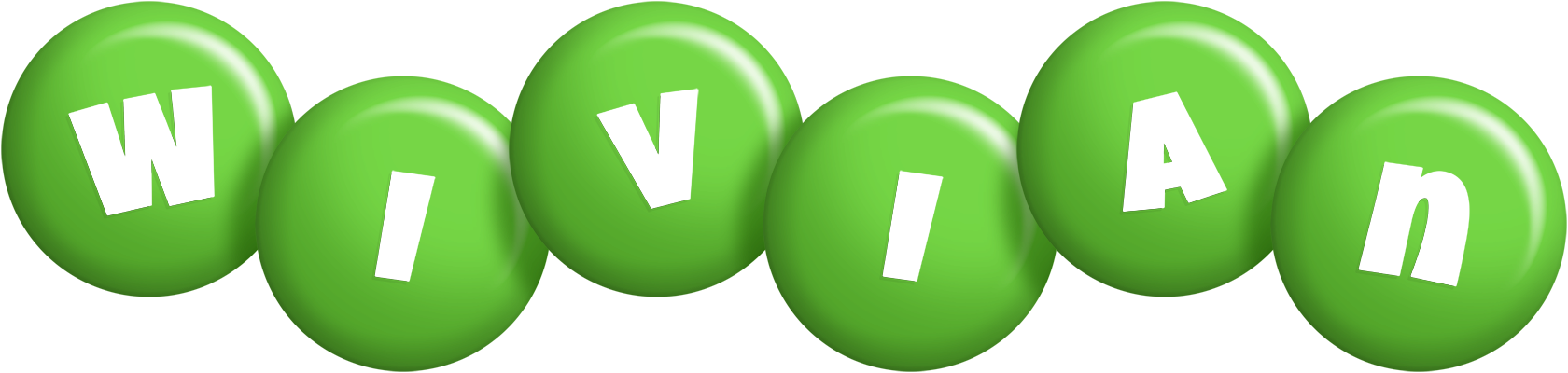 Wivian candy-green logo