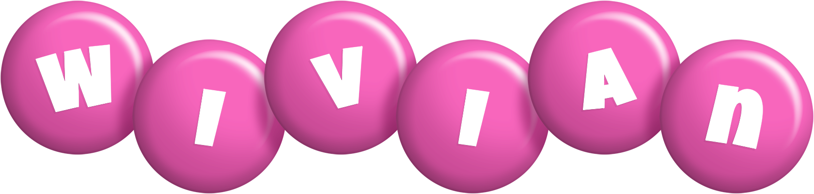 Wivian candy-pink logo