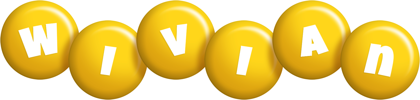 Wivian candy-yellow logo