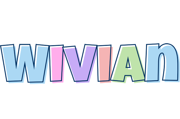 Wivian pastel logo