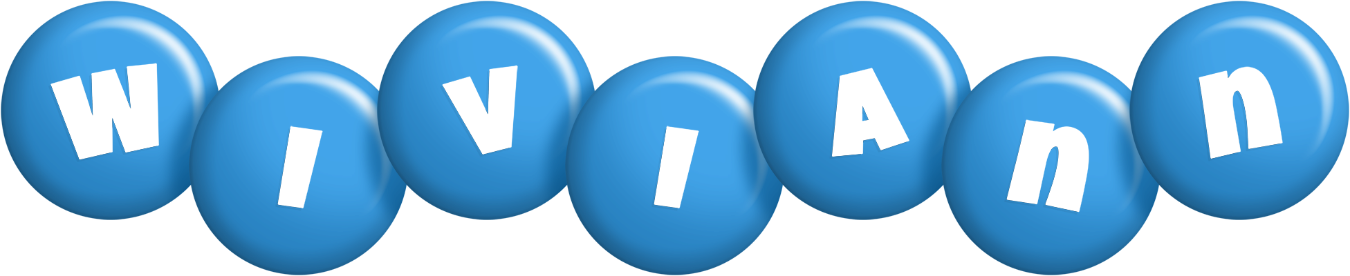 Wiviann candy-blue logo
