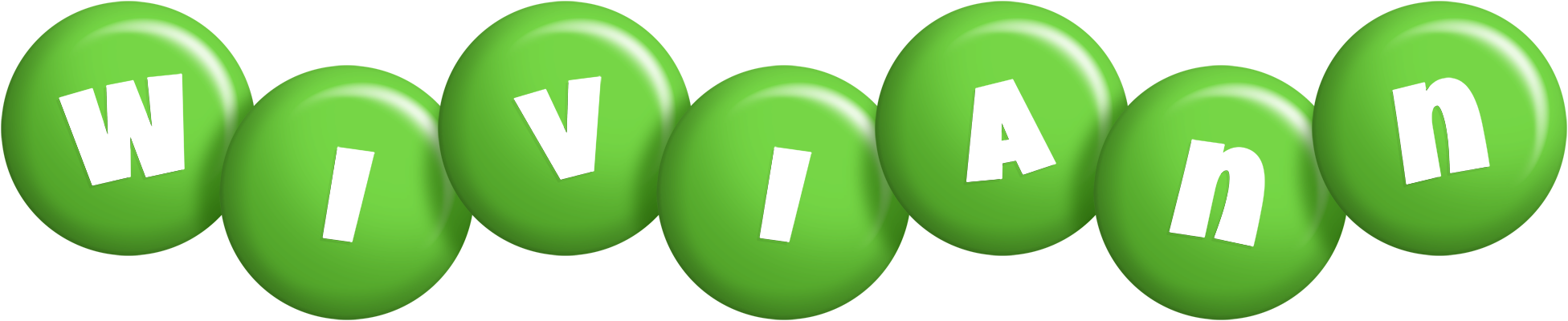 Wiviann candy-green logo