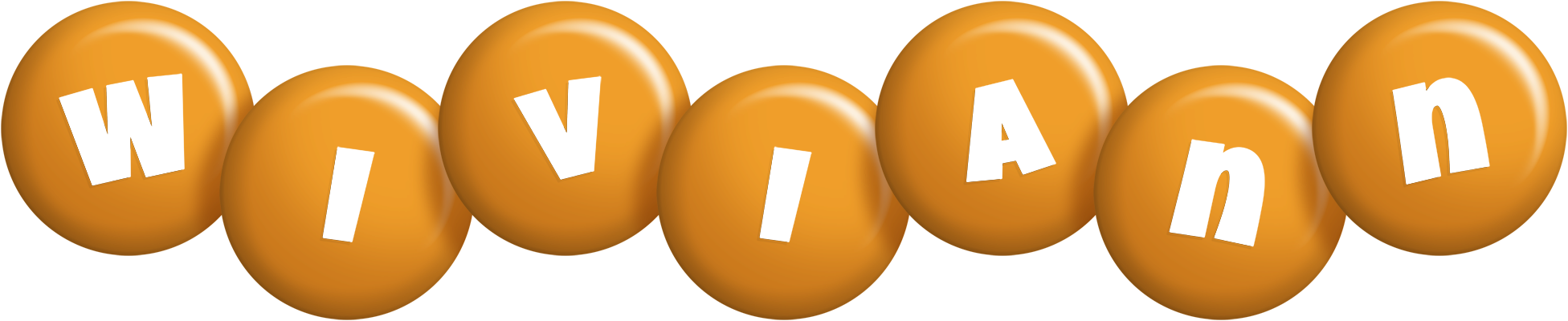 Wiviann candy-orange logo
