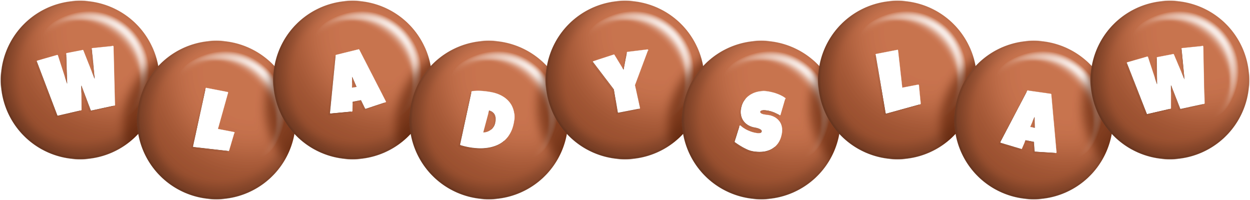 Wladyslaw candy-brown logo