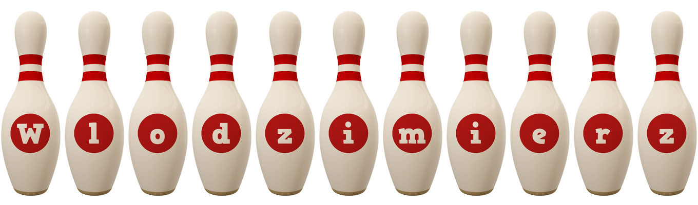 Wlodzimierz bowling-pin logo