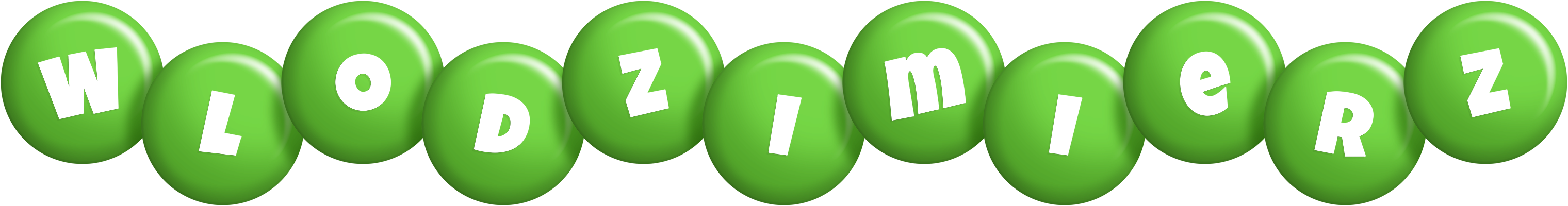 Wlodzimierz candy-green logo
