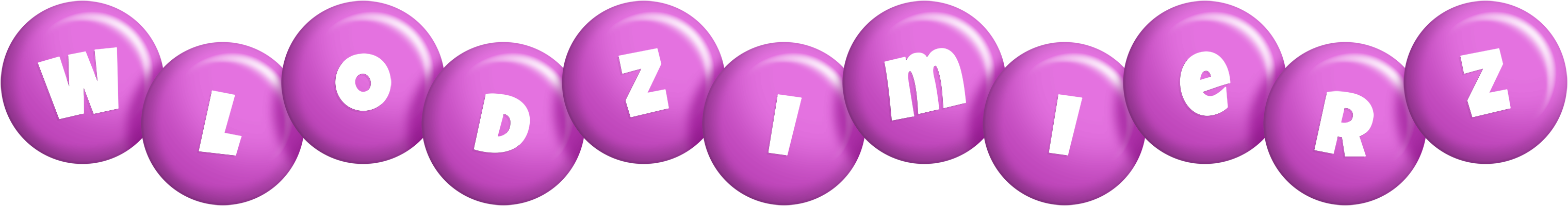 Wlodzimierz candy-purple logo