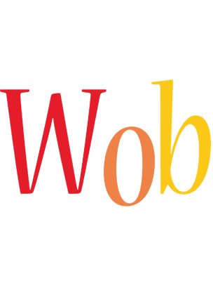 Wob birthday logo