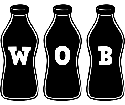 Wob bottle logo