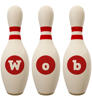 Wob bowling-pin logo