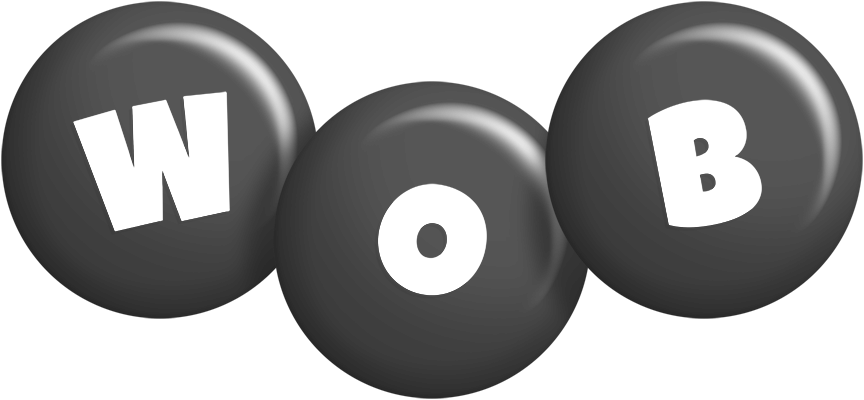 Wob candy-black logo