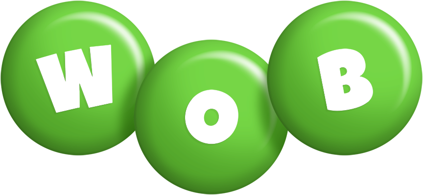 Wob candy-green logo