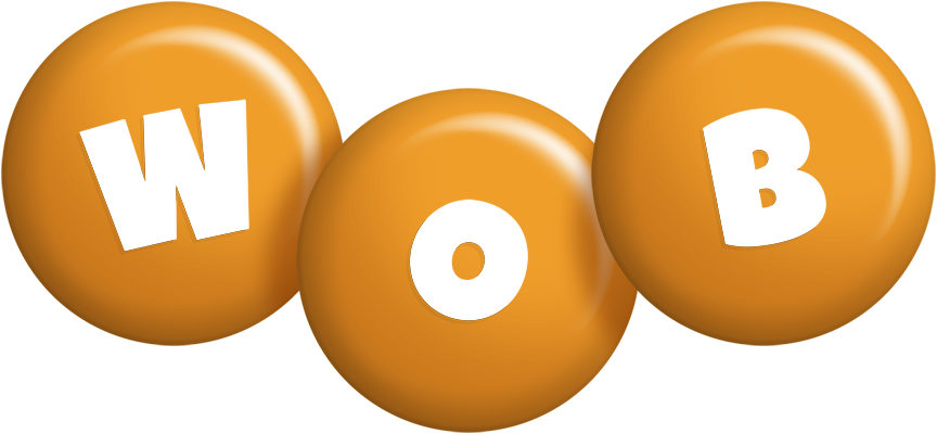Wob candy-orange logo