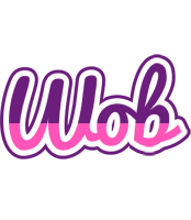 Wob cheerful logo