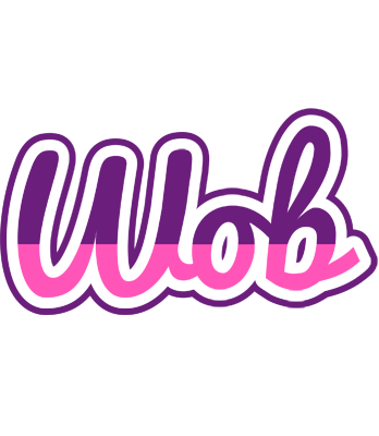 Wob cheerful logo