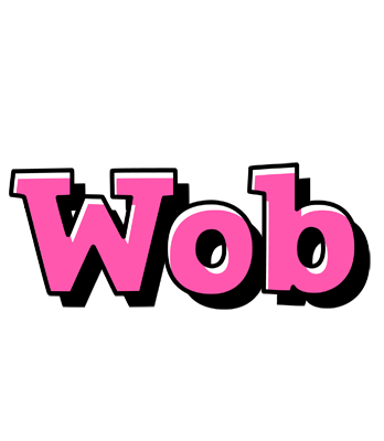 Wob girlish logo