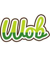 Wob golfing logo