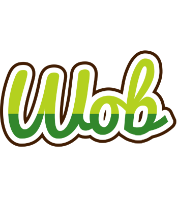 Wob golfing logo