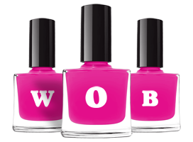 Wob nails logo