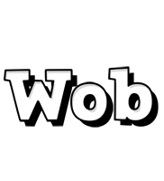 Wob snowing logo