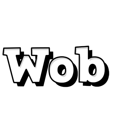 Wob snowing logo