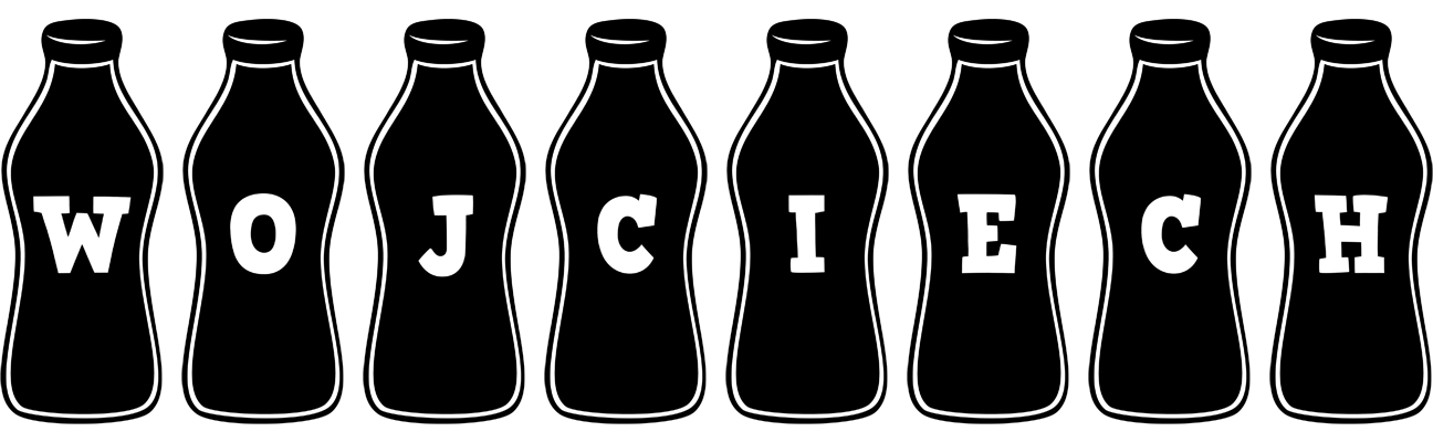 Wojciech bottle logo
