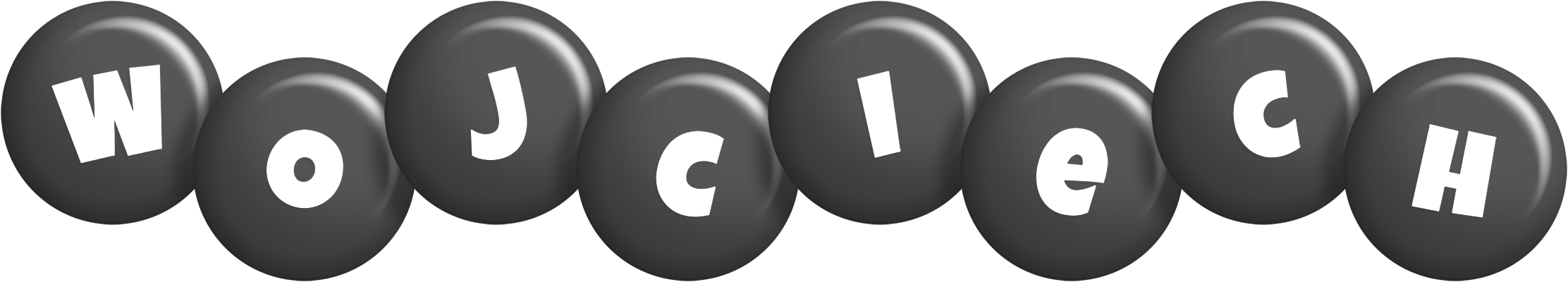 Wojciech candy-black logo