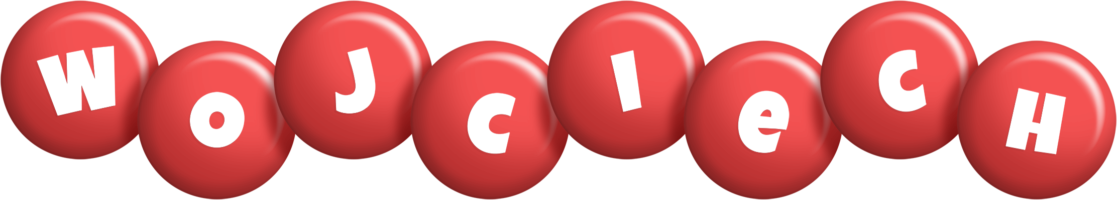 Wojciech candy-red logo
