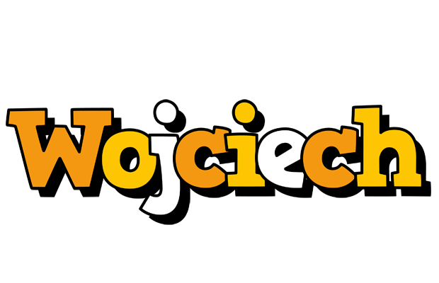 Wojciech cartoon logo