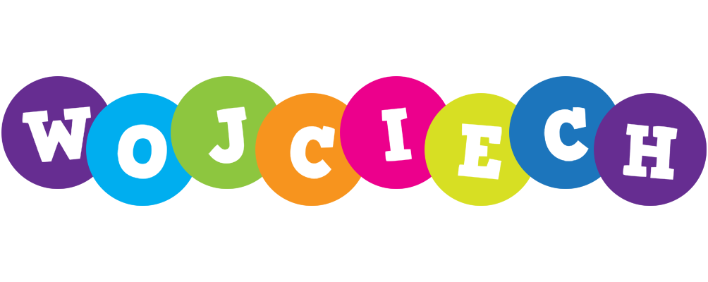 Wojciech happy logo