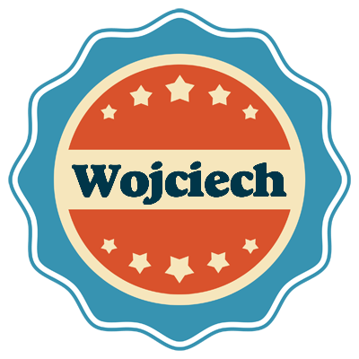 Wojciech labels logo