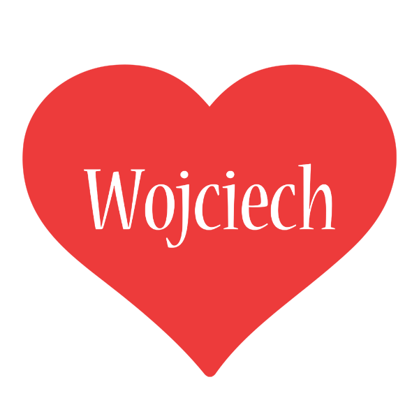 Wojciech love logo