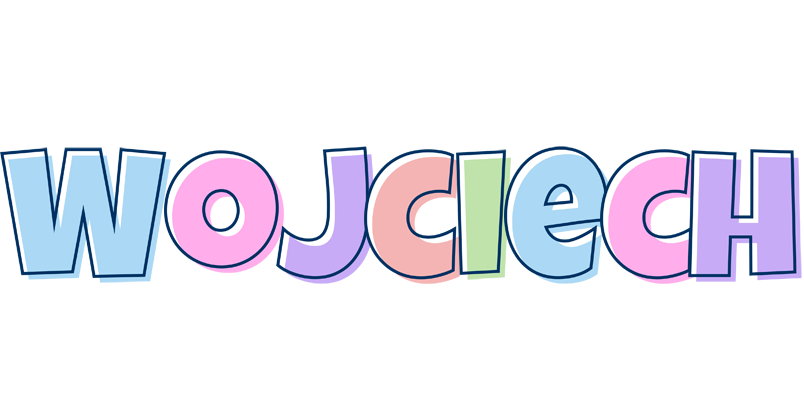 Wojciech pastel logo