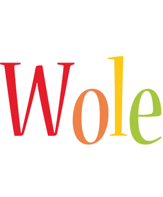 Wole birthday logo