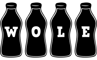 Wole bottle logo