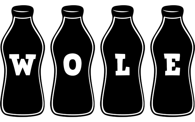 Wole bottle logo