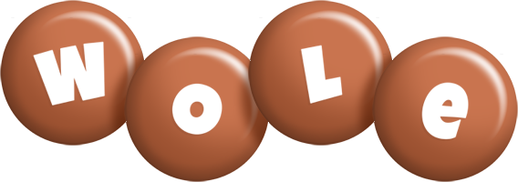 Wole candy-brown logo