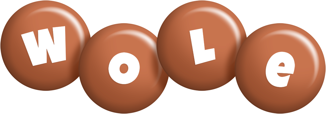 Wole candy-brown logo