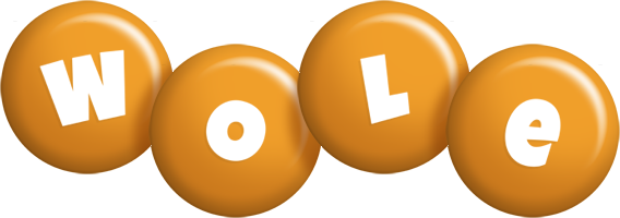 Wole candy-orange logo