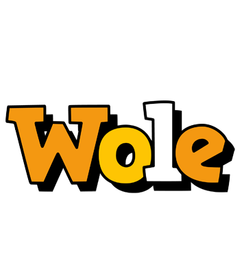 Wole cartoon logo
