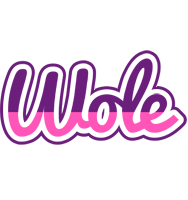 Wole cheerful logo