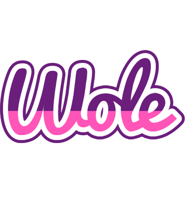 Wole cheerful logo
