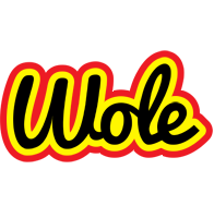 Wole flaming logo