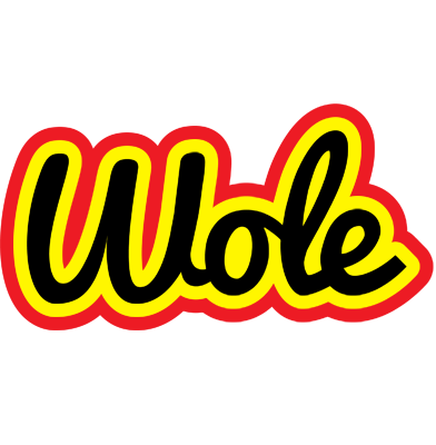 Wole flaming logo