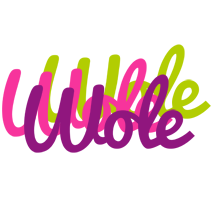 Wole flowers logo