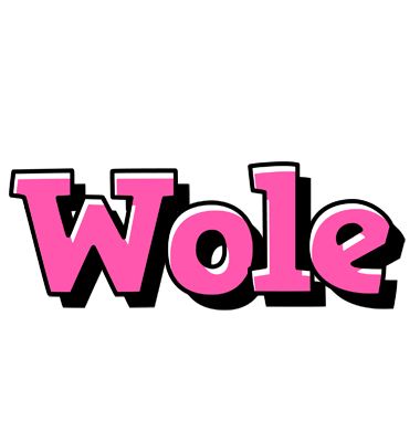 Wole girlish logo