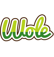 Wole golfing logo