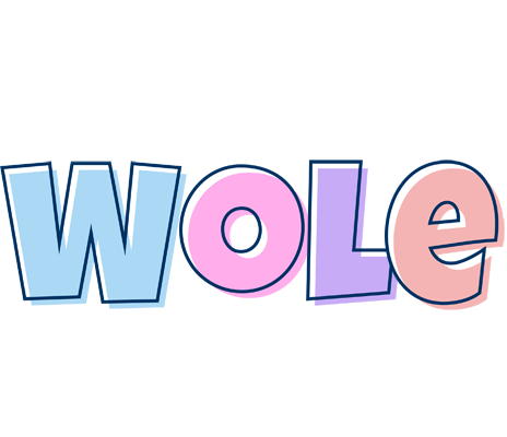 Wole pastel logo