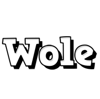 Wole snowing logo